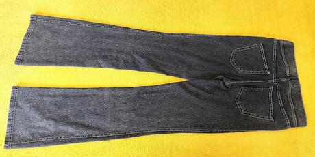 Tmavosivé zvonové rifle, h&m,158