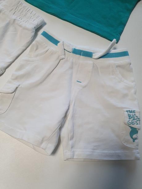 Nohavice a tričko, bio bavlna veľ. 68 - top stav, baby club,68