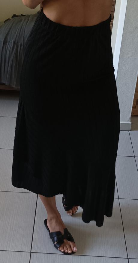 Maxi sukňa asimetrického strihu, reserved,s