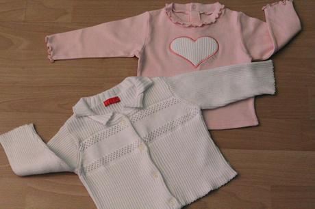 Elle svetrík, jarný, biely, ako nový, 6 mes., 68