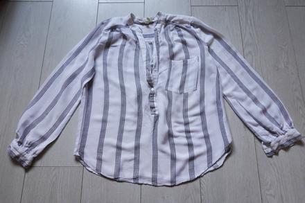 Jemná bavlnená blúzka h&m, h&m,36