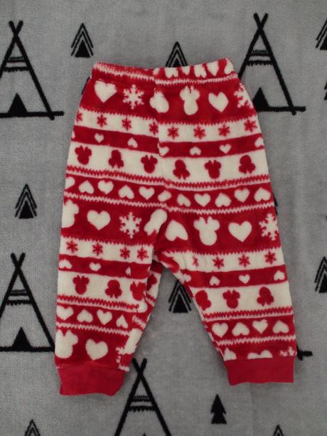 Minnie plyšové vianočné tepláčiky veľ.74, 74