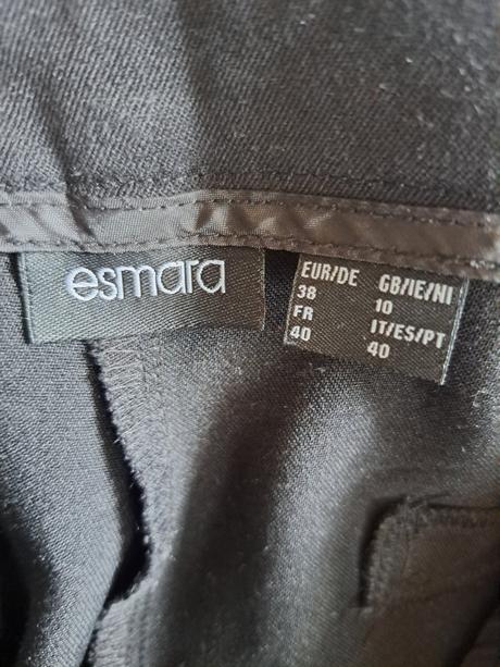 Čierne biznis nohavice, esmara,38