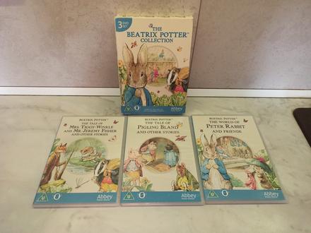 3 dvd set beatrix potter collection, 