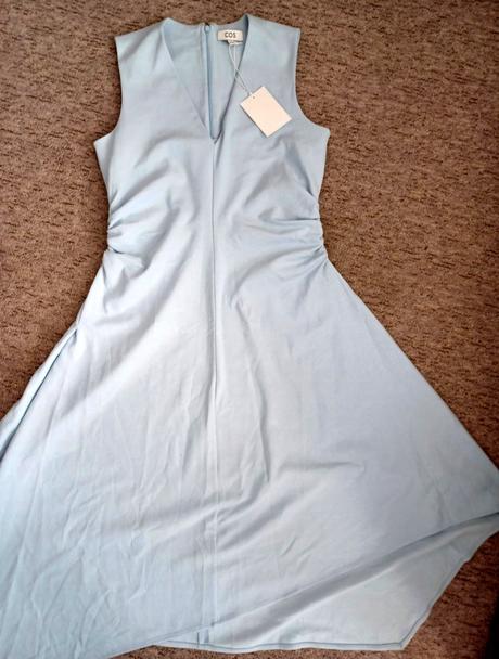 Svetlomodré minimalistické šaty cos m, cos,m