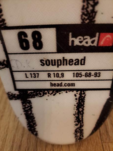 Lyže 137 head+ viazanie, head,130-139 cm