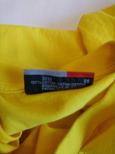 Pánske sýto žlté tričko s motívom, promodoro, m, m