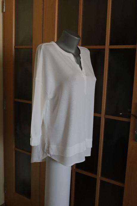 Biely pulóver - bezchybný stav, street one,xxl