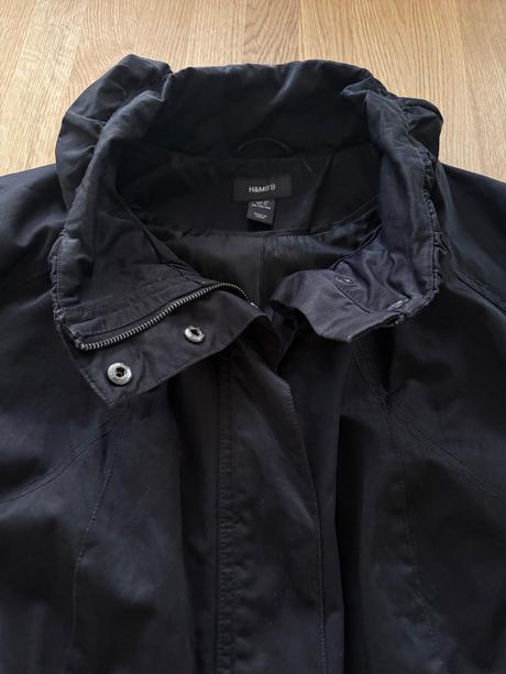 Cierna parka h&m, h&m,48