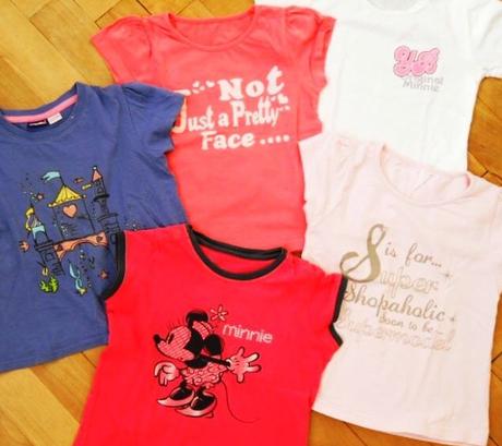 5 ks tričiek, disney,110