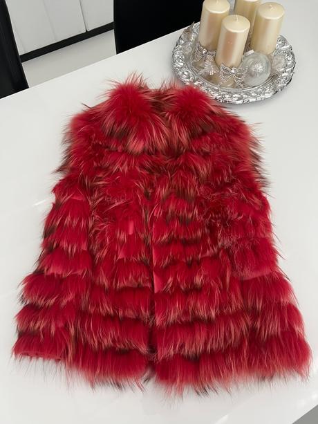 Kozusinova vesta z lisky, s