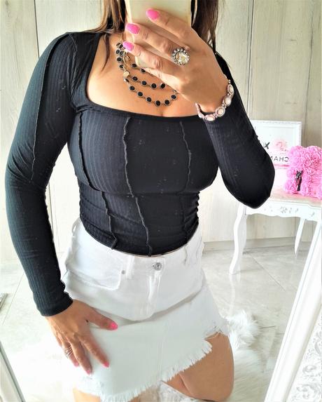 Čierne tričko-xs/s, xs