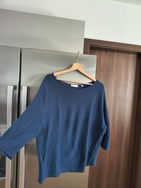 Rich&royal luxusný navy tmavo modrý voľný sveter, l