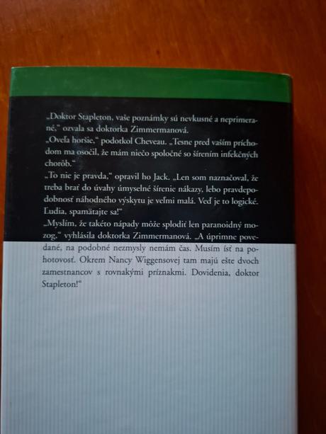 Robin cook epidémia, 