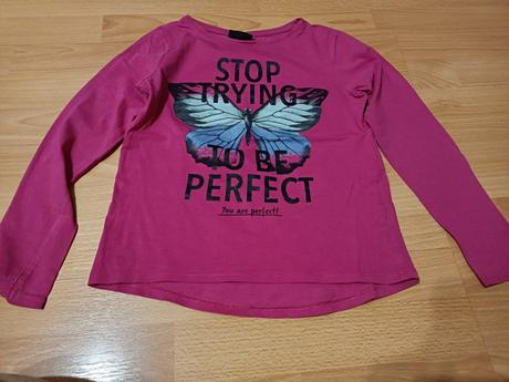 Dievčenské tričko s dlhým rukávom, 134