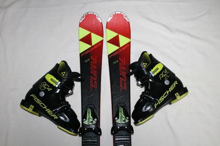 Lyže fischer curv 110 cm , sendvicova konstrukcia, fischer,110-119 cm