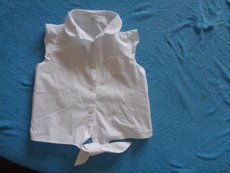 Predám krásnu bielu blúzku veľ. 104, 104