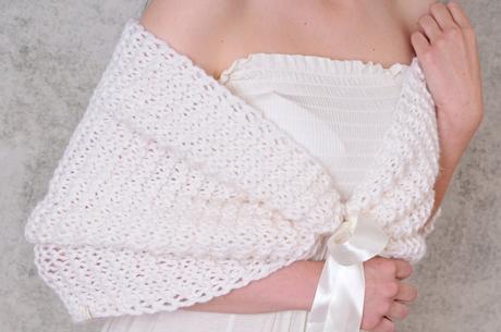 Romantický svadobný pléd so stuhou, 