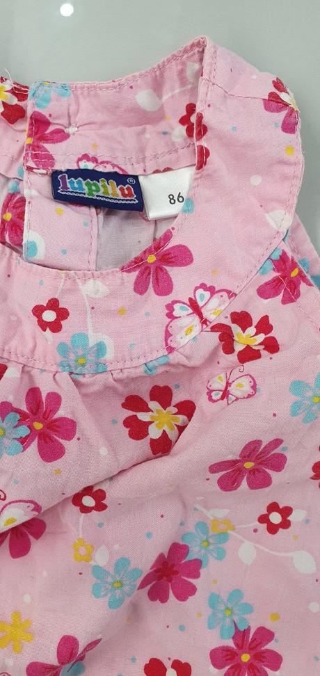 Letné šaty s klobúčikom top stav, lupilu,86