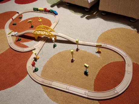 Drevená vláčiková súprava, 