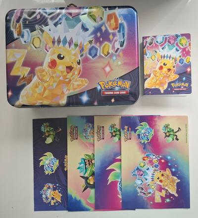 Pokémon kufrík + album, nálepky, 