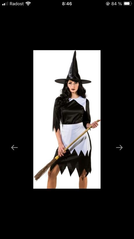 Čarodejnica kostým, 