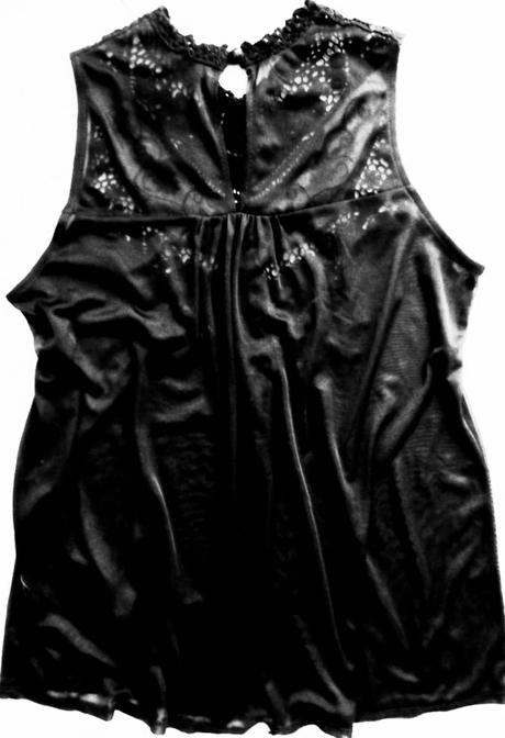 Čipkovaný top, basics,s