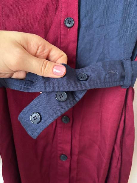 Burgundy koselove saty, reserved,xs