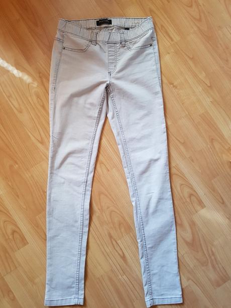 Ružovo-fialkové jeggins tchibo 36, 36