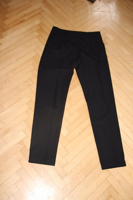 Čierne nohavice, h&m,xs