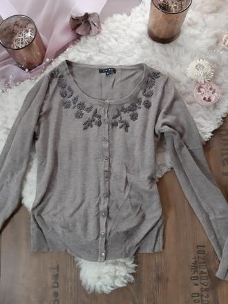 Sveter s kvetinovým lemom, amisu,m