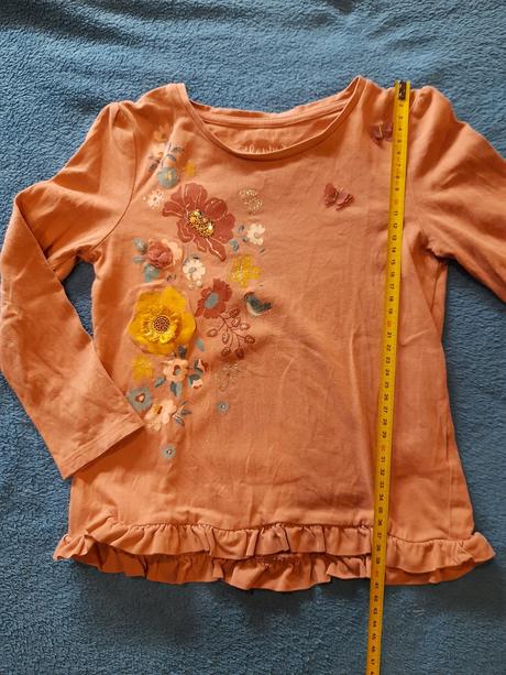 Tričko s kvetinkami, c&a,116