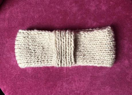 Dámska pletená čelenka, 