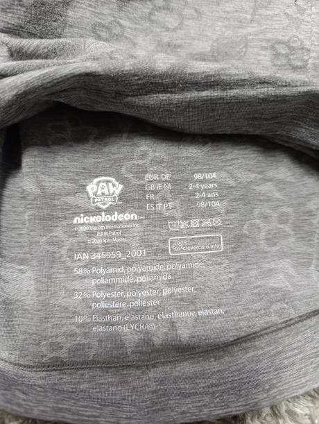 Termo súprava v.98/104 labkova patrola, nickelodeon,98
