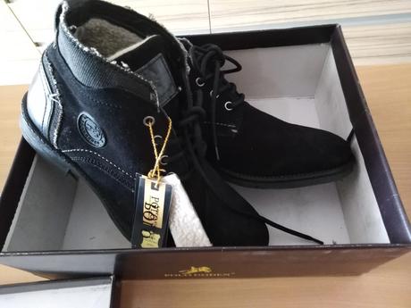 Štýlové zimné topánky z talianskej kože., 43