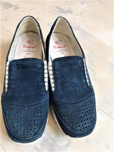 Celokožené komfortné tenisky distanc, 41