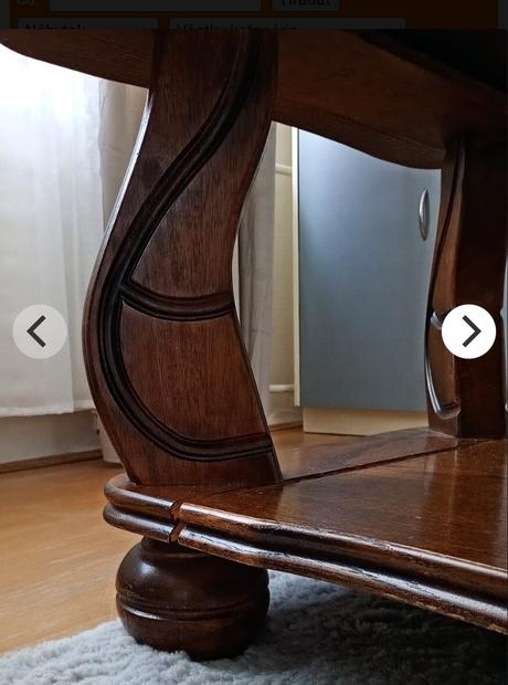 Rustikálny konferenčný stolík,