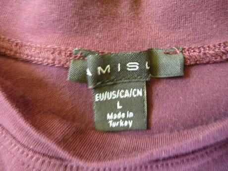 Tričko s riasením, amisu,l