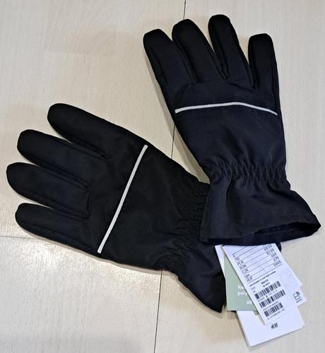 Čierne vodoodpudivé rukavice, h&m,158 / xs