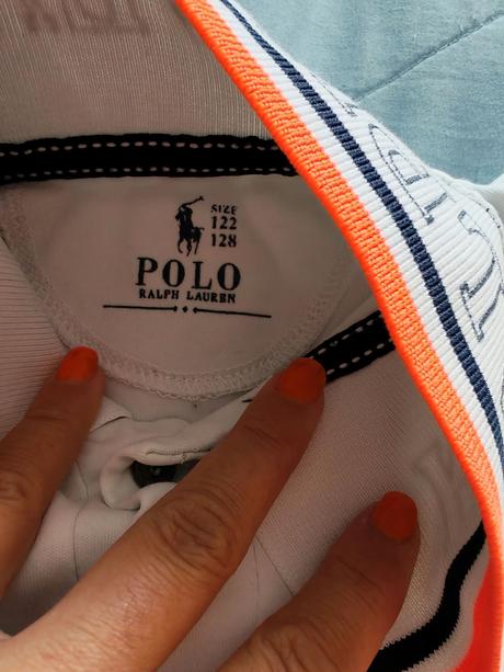 2x tričká rl 7-8r, ralph lauren,128