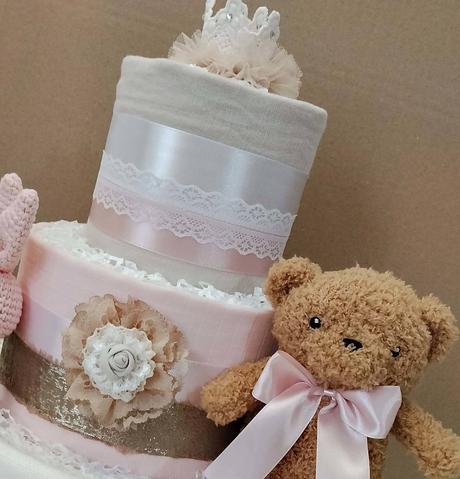 Luxusná plienková torta little princess romance, 