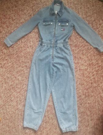 Riflový overal tommy jeans, s