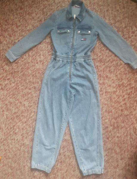 Riflový overal tommy jeans, s