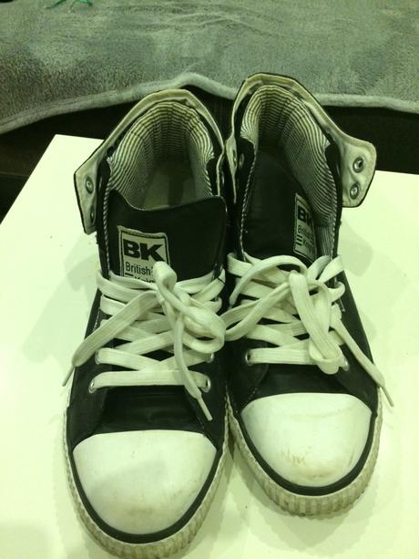 Tenisky zn. bk, vľ. 45, 15 eur, 45