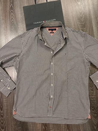 Tommy hilfiger kockovana panska kosela xxl, tommy hilfiger,xxl