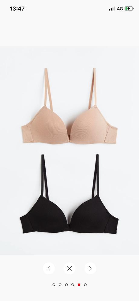 Podprsenka bez kostic, h&m,80a