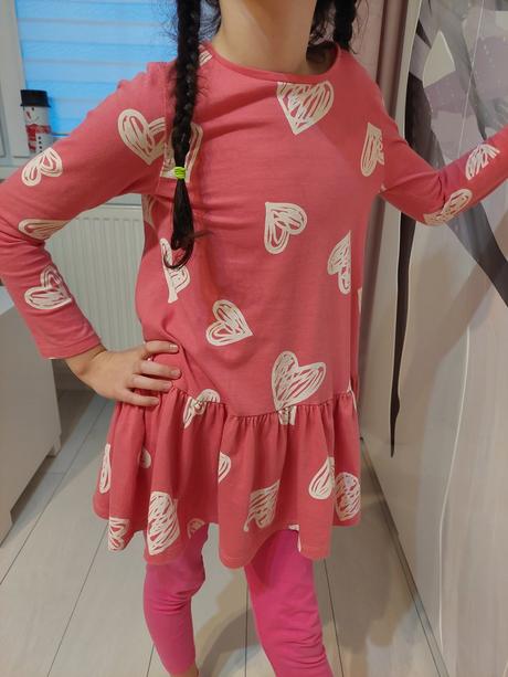 Šaty so srdiečkami 122, f&f,122