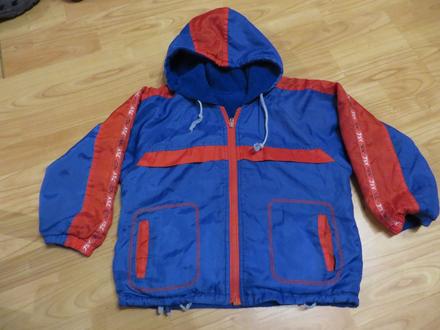 Mierne zateplená obojstranná bunda - veľ. 122/128, 128