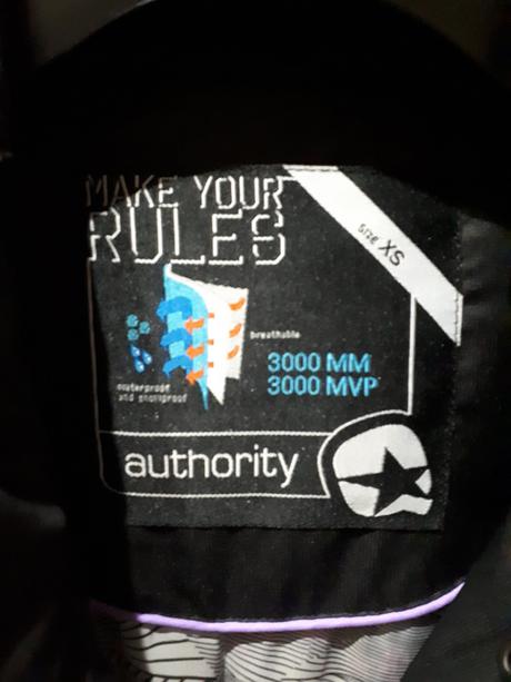 Zimna bunda pod zadok len parkrat oblecena akonová, authority,xs