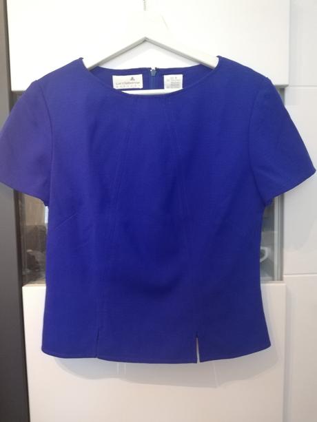 Kráľovsky modrá kratšia blúzka, m